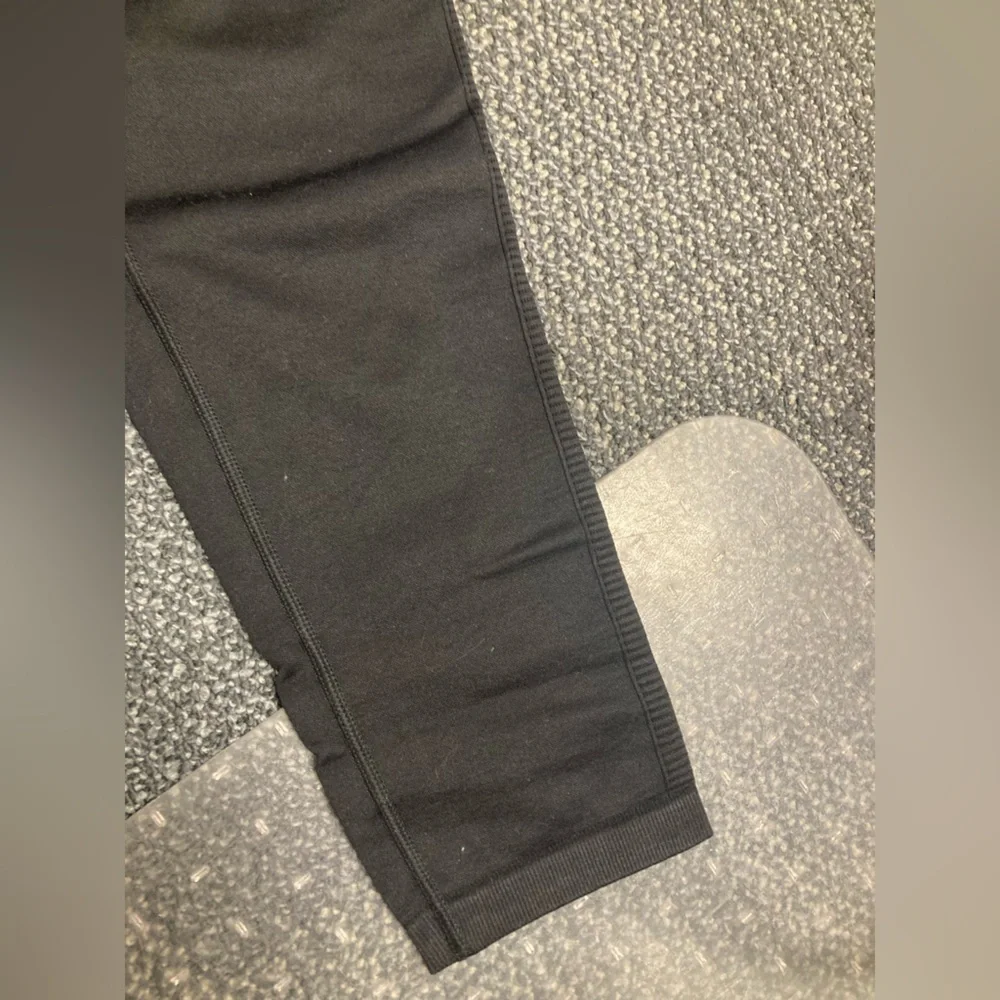 NWT women offline by aerie hi-rise seamless 7/8 legging leggings ribbed black l - Picture 9 of 16